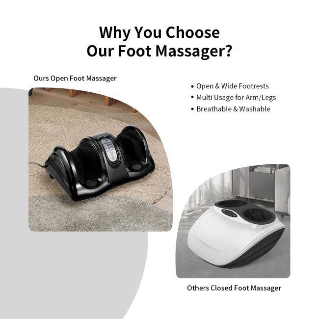 Costway Therapeutic Shiatsu Foot Massager with High Intensity Rollers 08423519 - YOURISHOP.COM