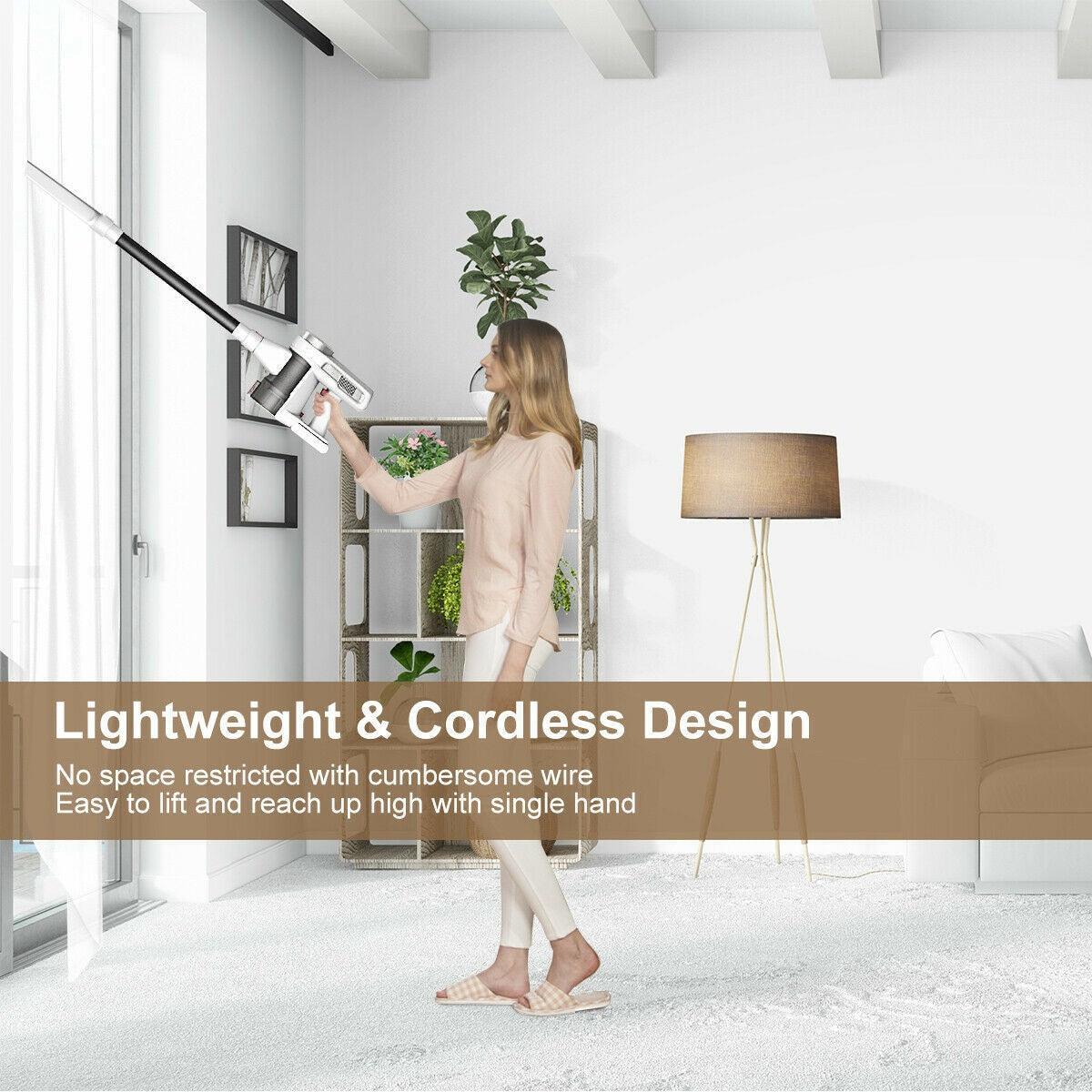 Costway Vacuum Cleaner EP23889US,110 W Cordless Handheld Multifunction - YOURISHOP.COM