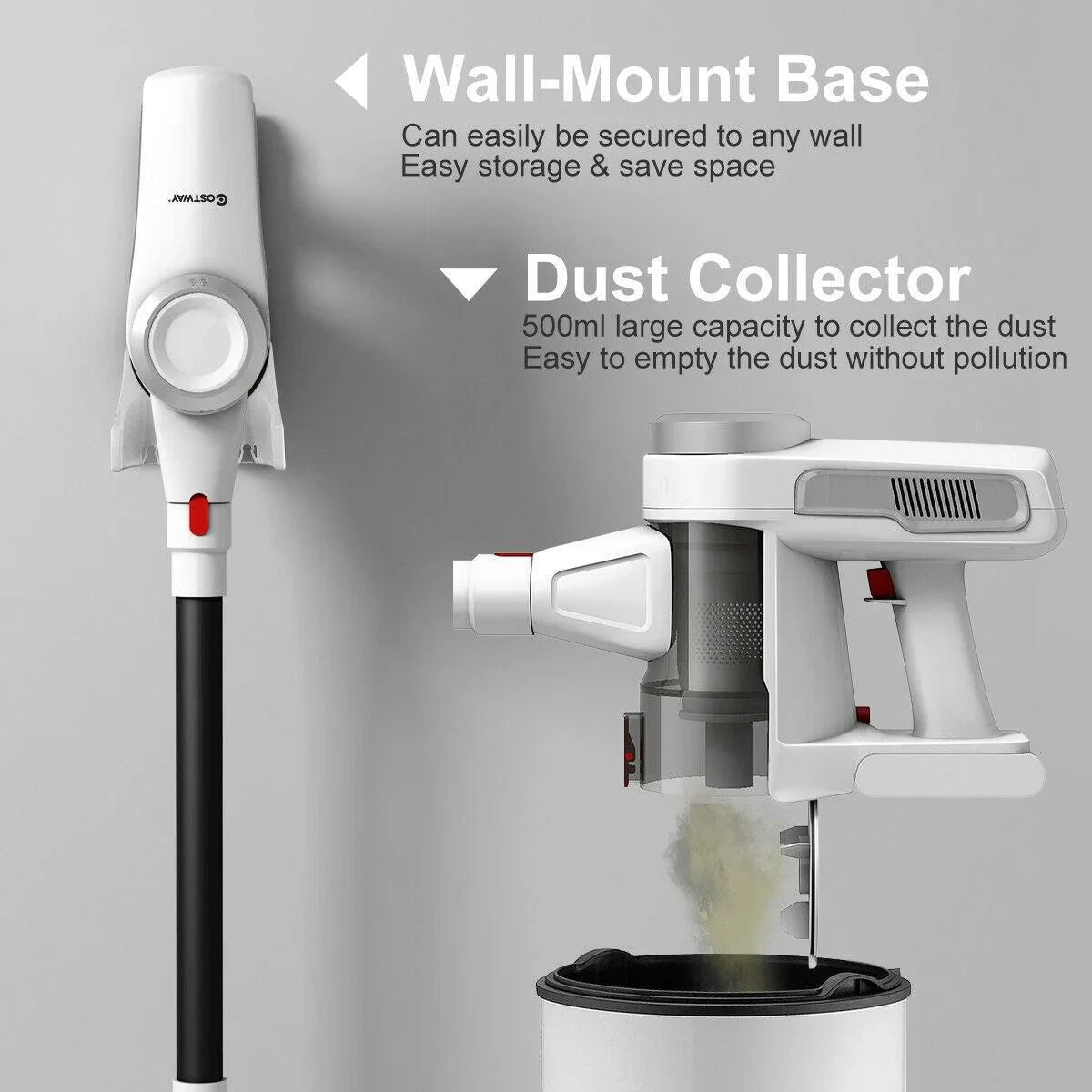 Costway Vacuum Cleaner EP23889US,110 W Cordless Handheld Multifunction - YOURISHOP.COM