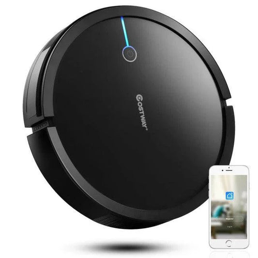 Costway Vacuum Cleaner Robot HW60322,voice control and self charge - YOURISHOP.COM