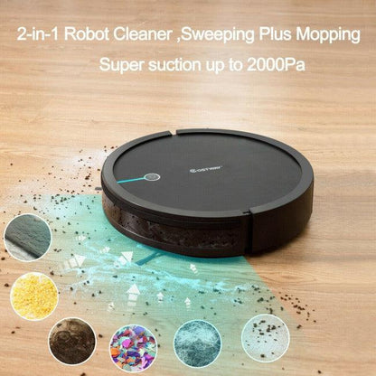 Costway Vacuum Cleaner Robot HW60322,voice control and self charge - YOURISHOP.COM