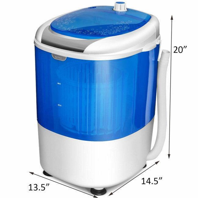 Costway Washing Machine FP10195 | Portable Mini | Semi Auto | 5.5 Lbs - YOURISHOP.COM