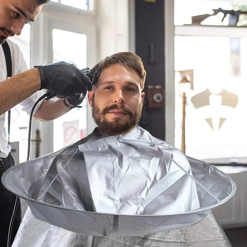Creative DIY Apron Hair Cutting Cloak Coat Salon Barber Stylist Cape Umbrella Haircut Cloak Hairdressing Home Cleaning Protector - YOURISHOP.COM