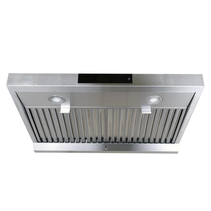 Crown Range Hood PRO-BF03| 30"| 800 CFM| Under Cabinet| Stainless Steel - YOURISHOP.COM
