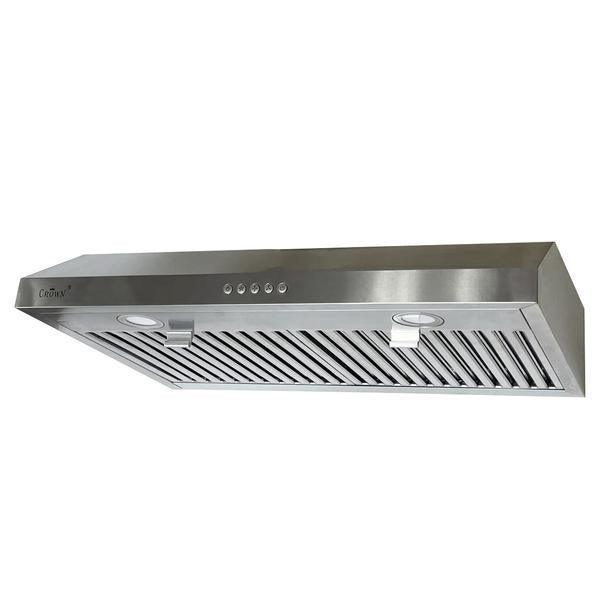 Crown Range Hood PRO-FT10| 30"| 500 CFM| Stainless Steel| Under Cabinet - YOURISHOP.COM
