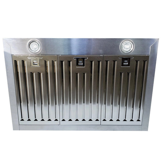 Crown Range Hood PRO-Z01| 800 CFM| Wall Mount| 30"/ 36"| Stainless Steel - YOURISHOP.COM