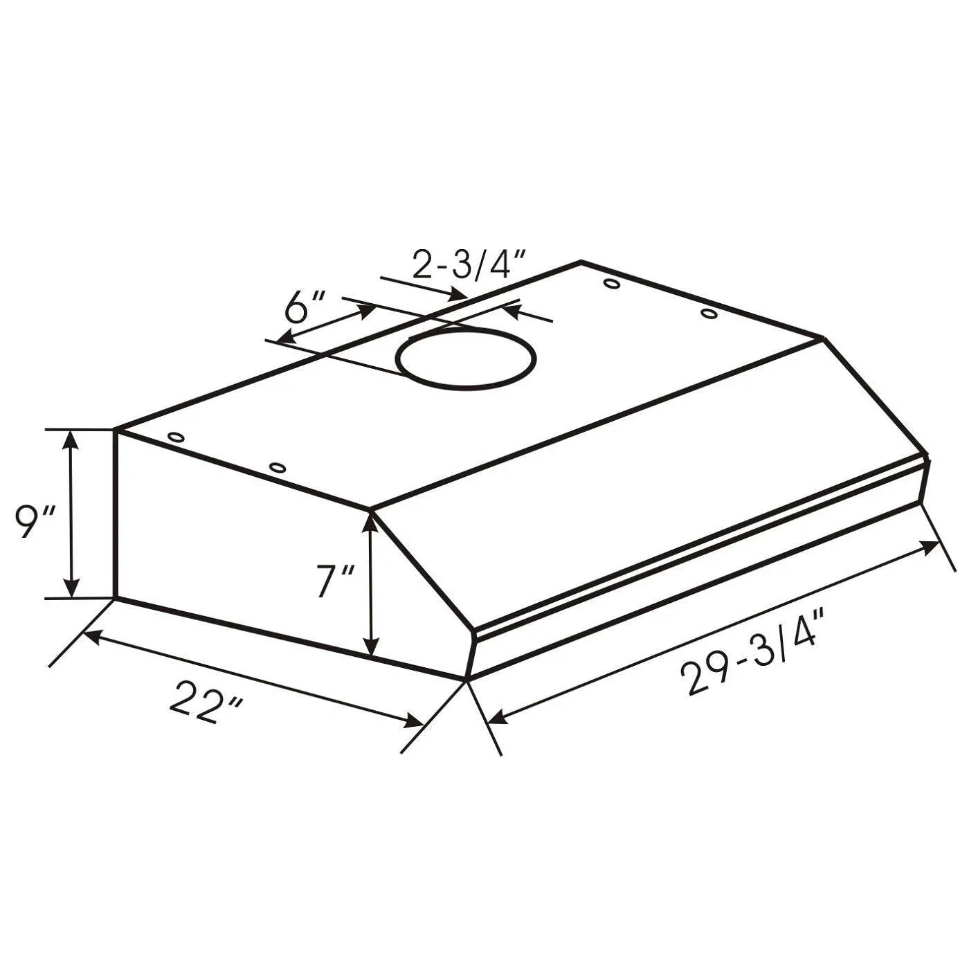 Crown Range Hood STAC-SS| 30"| 800 CFM| Stainless Steel| Under Cabinet| heating and automatic cleaning - YOURISHOP.COM