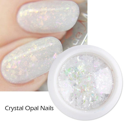 Crystal Fire Opal Flakes Nail Sequins Purple Holographic Glitter DIY Chrome Powder for Spring Nails Manicure Paillettes GL1857 - YOURISHOP.COM