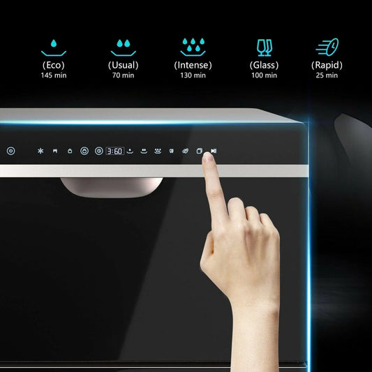 Dishwasher Machine FP10017 with 5 Programs,6 Place Setting Countertop or Built-in - YOURISHOP.COM