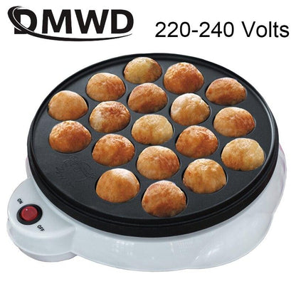 DMWD 110V/220V Chibi Maruko Baking Machine Household Electric Takoyaki Maker Octopus Balls Grill Pan Professional Cooking Tools - YOURISHOP.COM