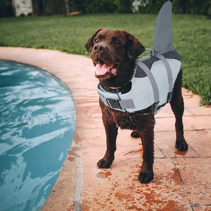 Dog Swimming Vest Pet Summer Safety Clothes Bulldog Life Vest Mermaid Shark Swimwear Dog Life Jacket Harness Pet Swimming Suit - YOURISHOP.COM