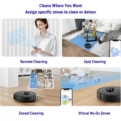 Dreame Bot L10 Pro Robot Vacuum Cleaner Superb LiDAR Navigation, 4000Pa Suction ,150mins Auto Charge - YOURISHOP.COM