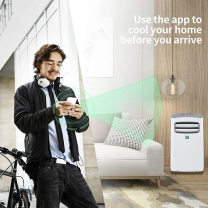 Eco-Air Portable Air Conditioner EA-AC14000,14,000 BTU with Smart Wi-Fi Control - YOURISHOP.COM