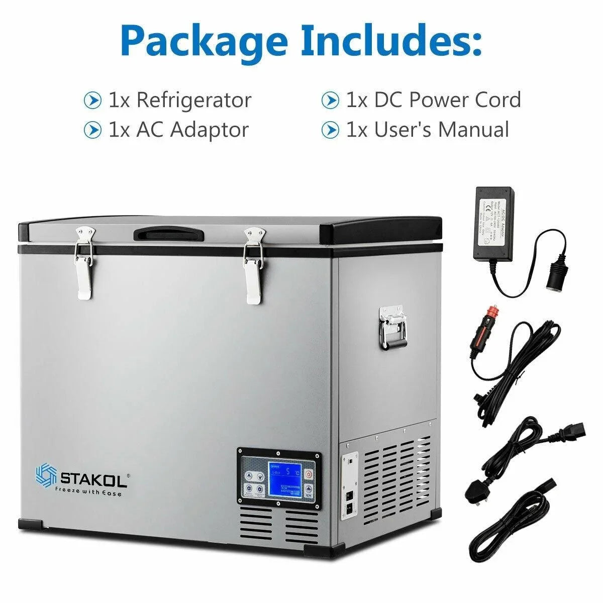 Electric Car Cooler EP23960,Portable Compressor Camping 63-Quart - YOURISHOP.COM