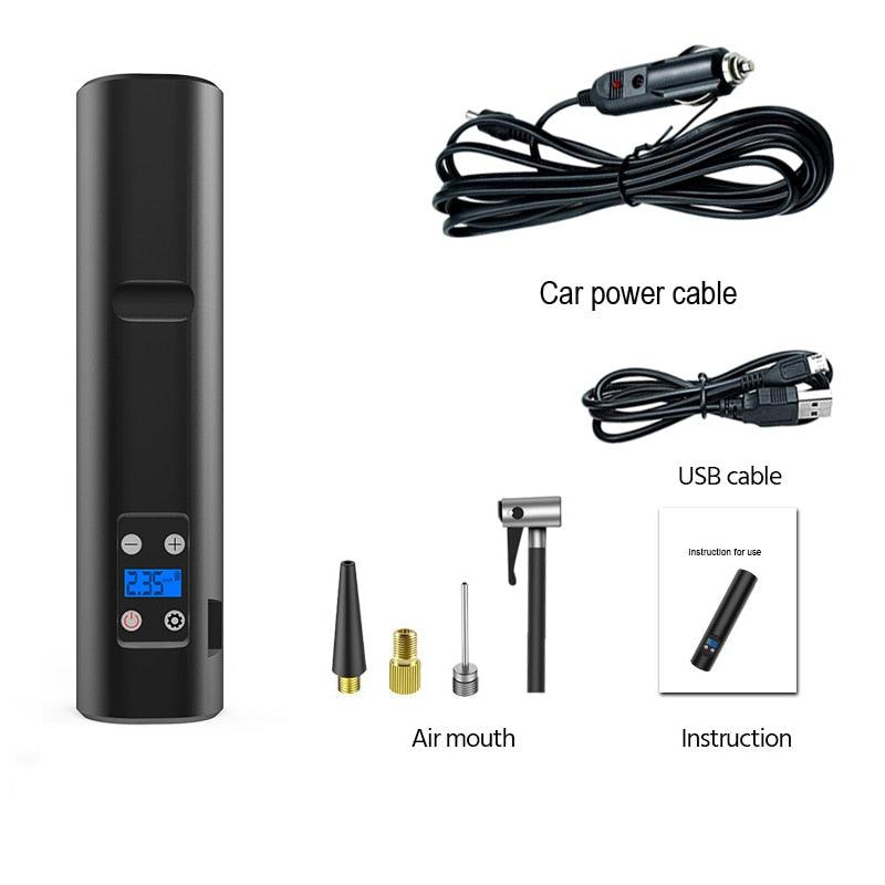 Electric Fast Pump Wireless Air Pump for Inflatables with LCD display Wireless portable Tyre wireless pump - YOURISHOP.COM