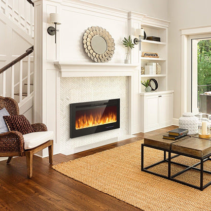 Electric Fireplace EP23236US,Insert Wall Mounted with Timer,36 Inch - YOURISHOP.COM
