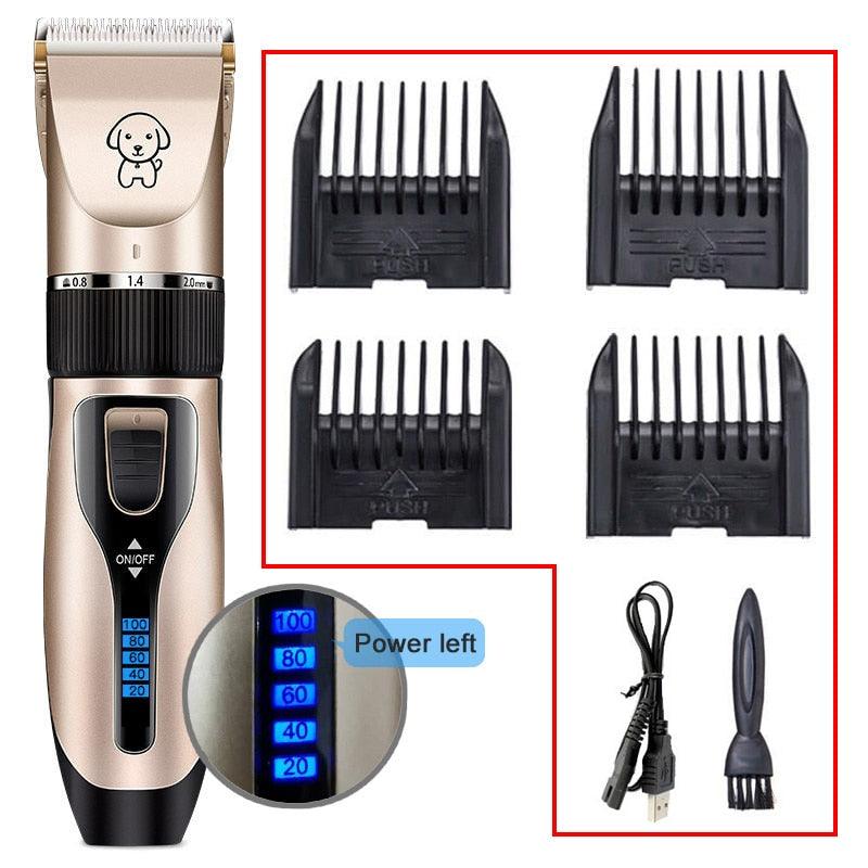 Electric Pet Clipper Dog Hair Clipper For Dogs Reachageable Trimmer Haircut Cat Hair Cutting Remover Machine Grooming Kit - YOURISHOP.COM