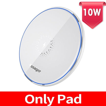 Essager 15W Qi Wireless Charger Fast Wireless Charging Pad Quick Induction Wirless Charger For iPhone 14 Pro max Xiaomi mi 9 Pro - YOURISHOP.COM