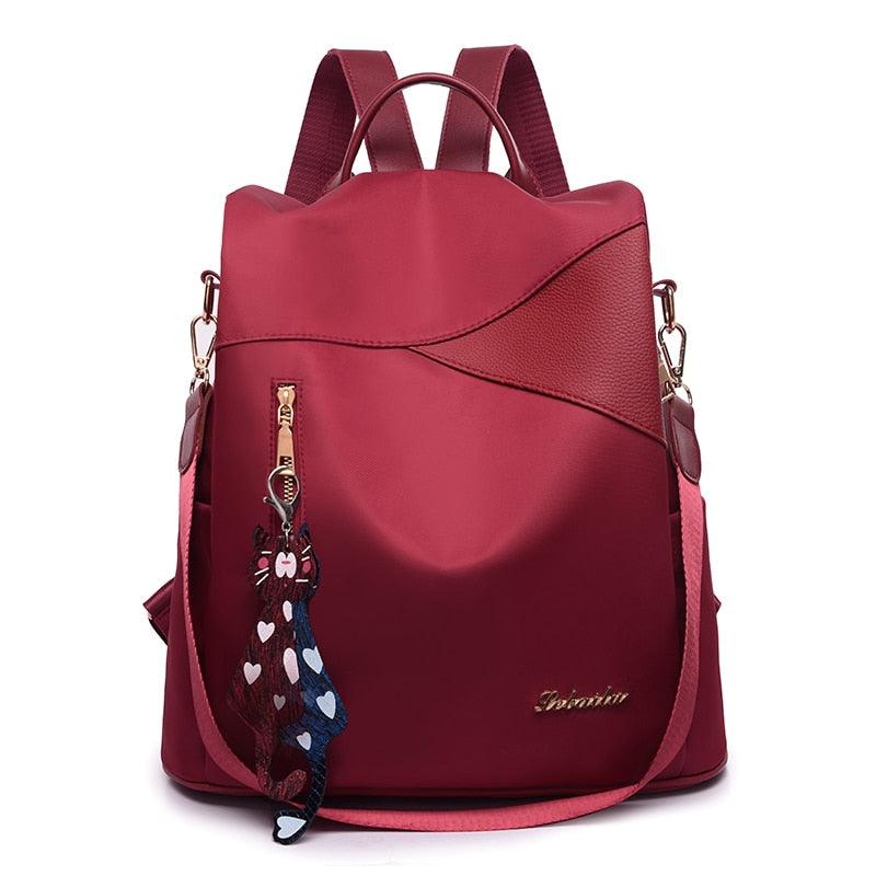 Fashion Backpack Women Waterproof Oxford Cloth School Bags for Teenage Girls Casual Ladies Shoulder Bags Large Travel Backpack - YOURISHOP.COM
