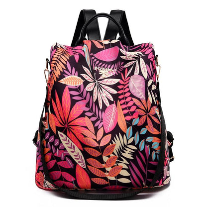 Fashion Style Female Anti-theft Backpack Oxford Cloth Bookbags for School Teenagers Girls Designer High Quality Travel Backpacks - YOURISHOP.COM