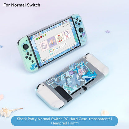 GeekShare Nintendo Switch Shell Cute Shark Party TPU Soft Full Cover Case For Nintendo Switch Joy-con Cover Shell NS Accessories - YOURISHOP.COM