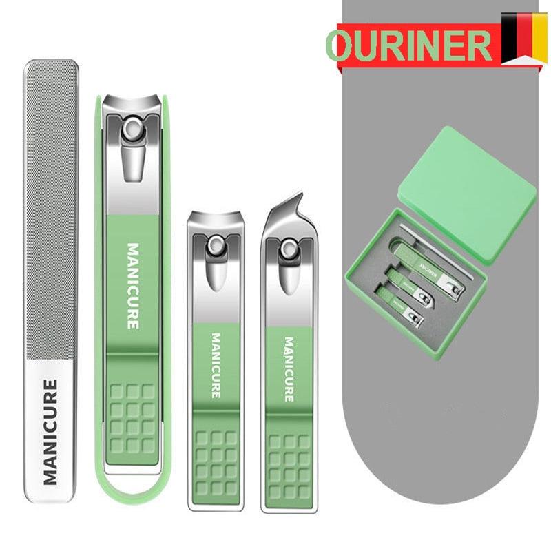 Germany nail clipper set a full set of new high-grade men and women on special nails cut nail clippers pedicure tool boxes - YOURISHOP.COM