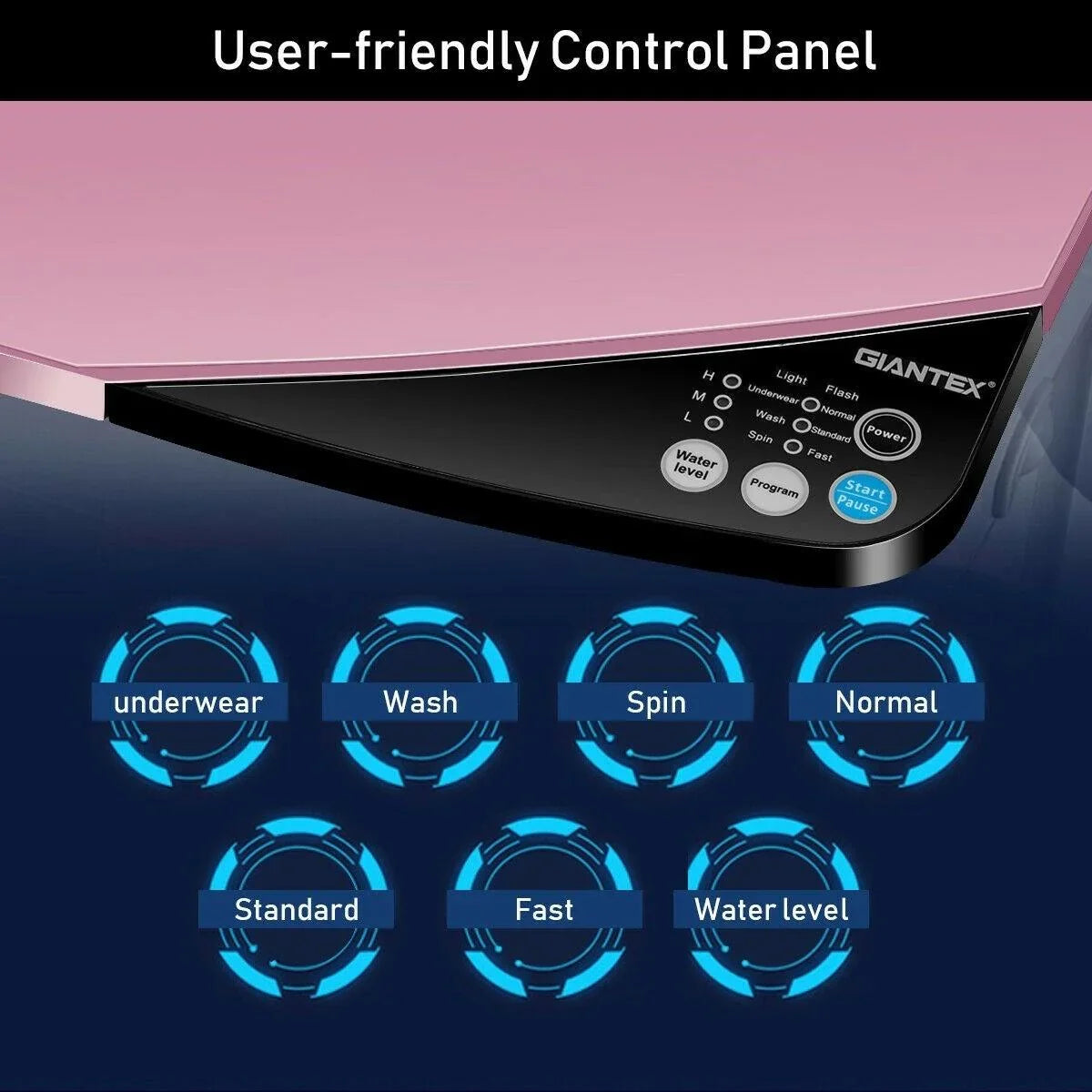 Giantex Compact Washer EP24972 | Full-Automatic | 7.7 lbs Capacity - YOURISHOP.COM