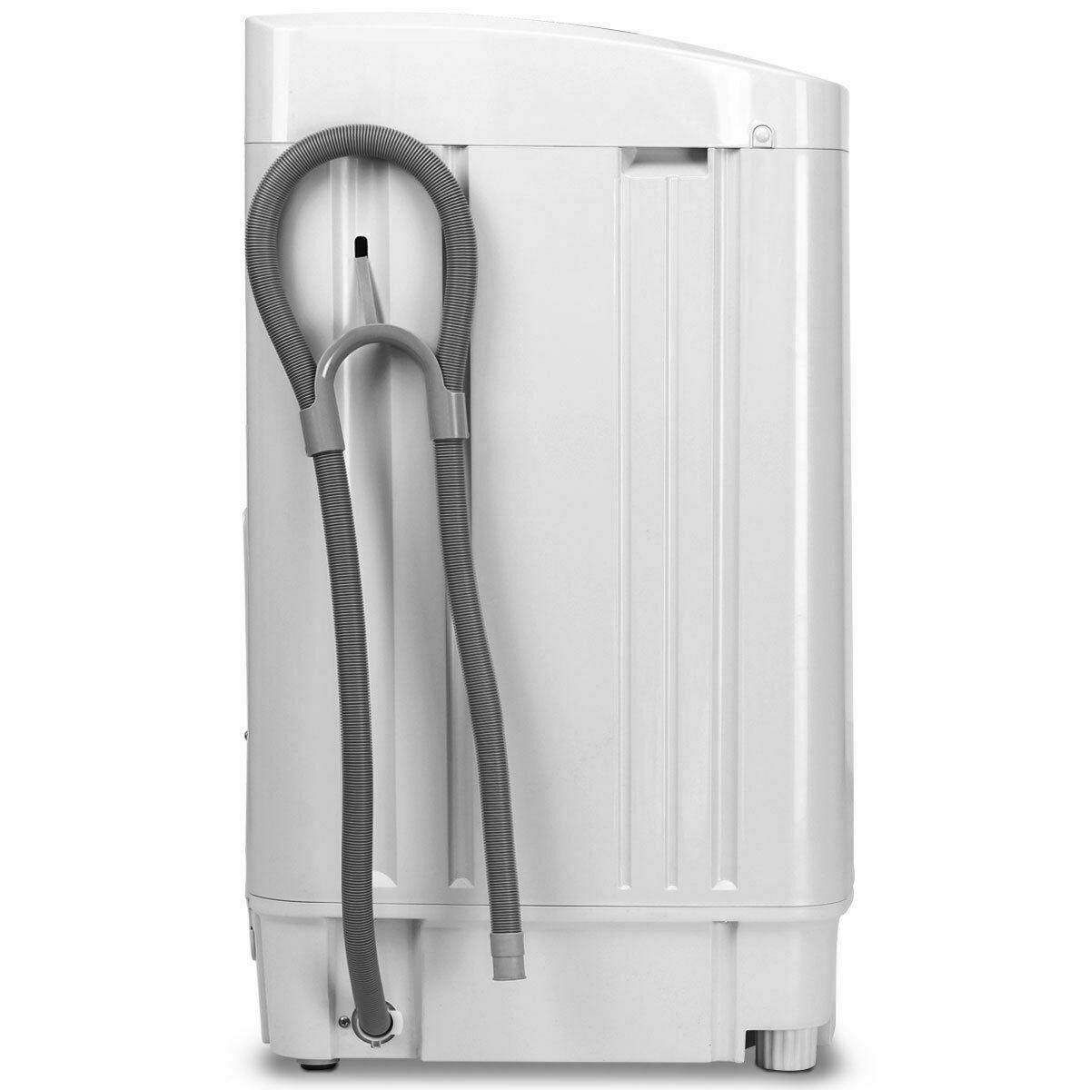 GLANTEX Portable Full-Automatic Laundry Washing Machine EP24970, 9.9lbs Spin Washer W/ Drain Pump - YOURISHOP.COM