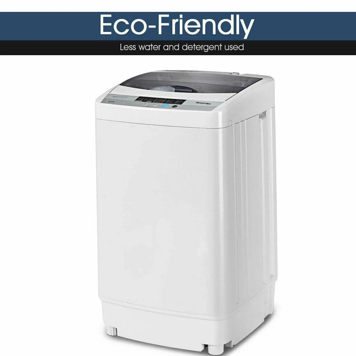 GLANTEX Washing Machine FT10539 | 9.9lbs | Portable | Full-Automatic Washer - YOURISHOP.COM