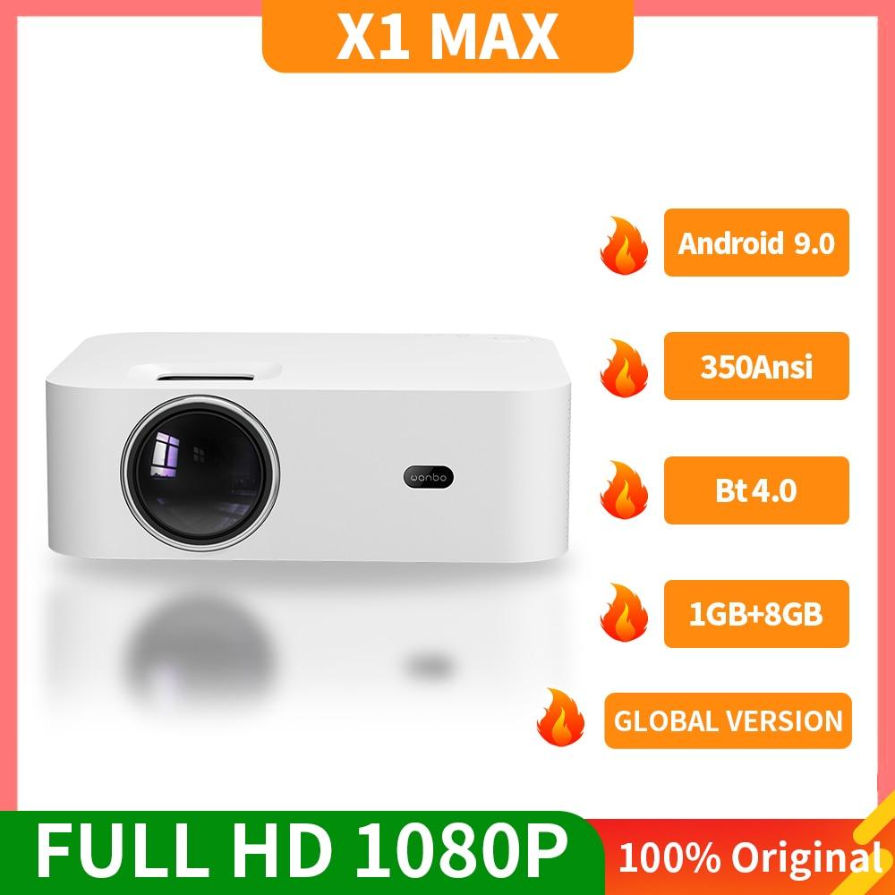 Global Wanbo X1 Max Projector Android 9.0 Wifi Phone Full Hd 1920*1080P 4K Global Led Mini Portable Projector For Home Office - YOURISHOP.COM