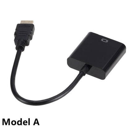 HD 1080P HDMI To VGA Cable Converter With Audio Power Supply HDMI Male To VGA Female Converter Adapter for Tablet laptop PC TV - YOURISHOP.COM