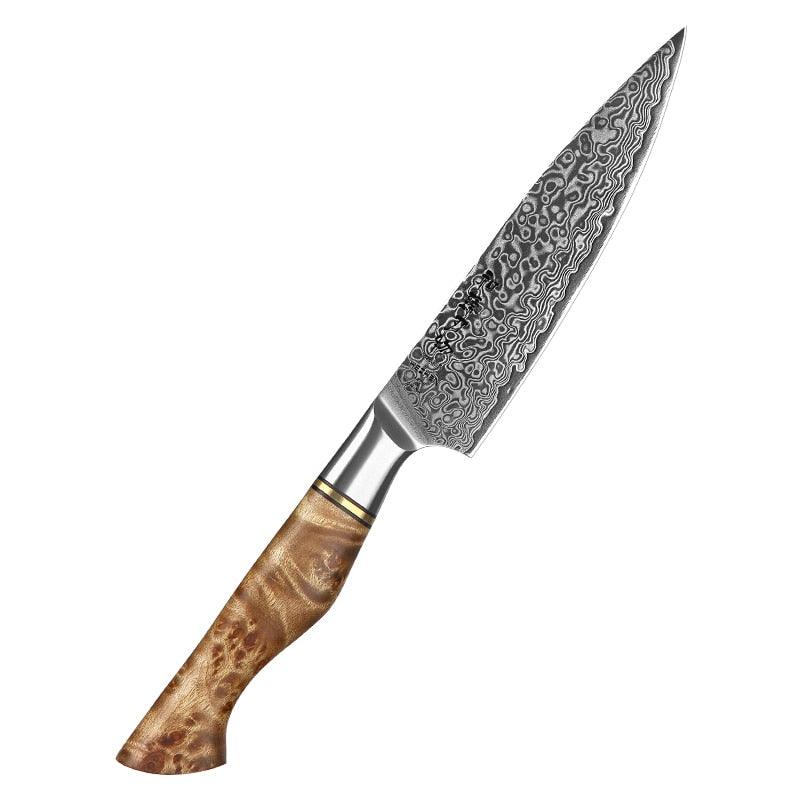 HEZHEN Kitchen Knife Set 1-7PC Damascus Steel knives Chef Knife Kitchen Accessories Professional Chef knives Cooking Tools - YOURISHOP.COM