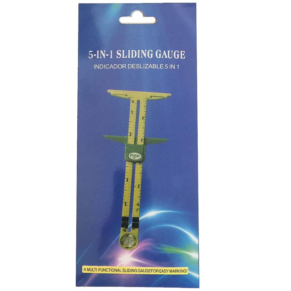 High Quality 5-IN-1 SLIDING GAUGE WITH NANCY Measuring Sewing Tool Patchwork Tool Ruler Tailor Ruler Tool Accessories Home Use - YOURISHOP.COM
