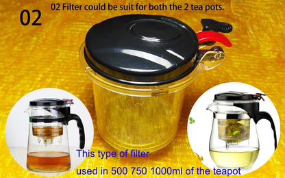 High quality Heat Resistant Glass Tea pot Chinese teaware kung fu Tea Set Puer Kettle Coffee Glass pot Convenient Office TeaPot - YOURISHOP.COM