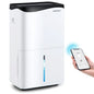 Home 100-Pint Dehumidifier ES10106US-WH,with Smart App and Alexa Control for Home and Basements - YOURISHOP.COM