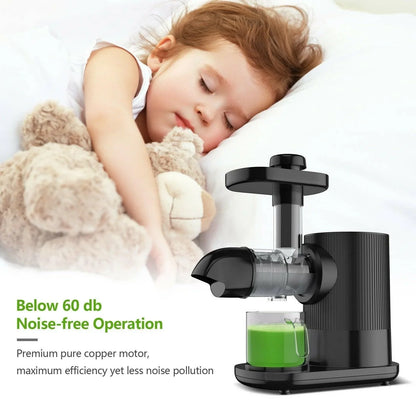 Horizontal Slow Masticating Extractor Juicer with Brush 25194073 - YOURISHOP.COM