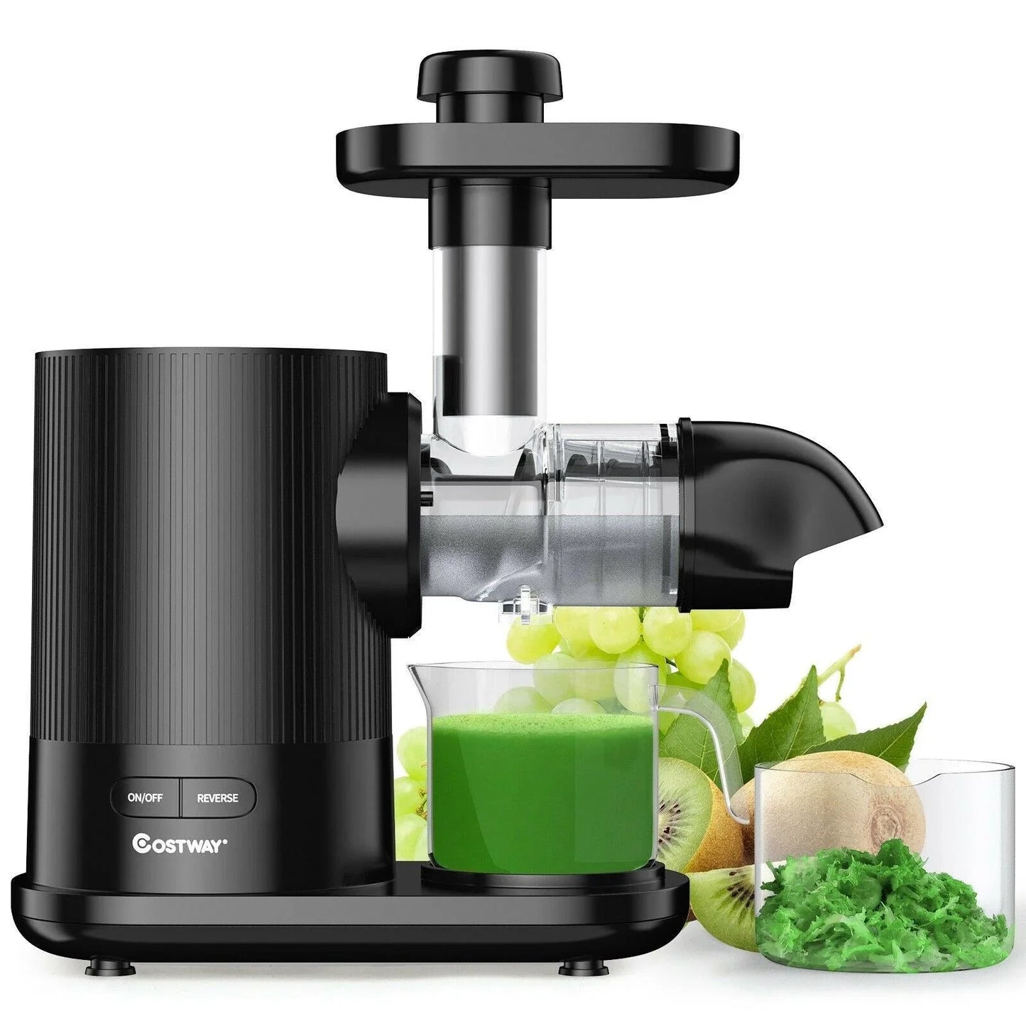 Horizontal Slow Masticating Extractor Juicer with Brush 25194073 - YOURISHOP.COM