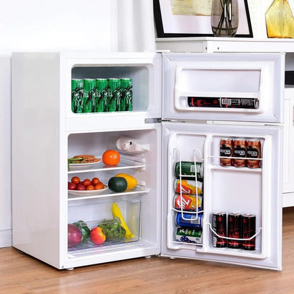 Household Compact Stainless Steel Refrigerator 21890765 , 3.2 cu ft. - YOURISHOP.COM