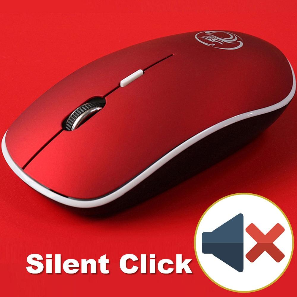 iMice Wireless Mouse Silent Computer Mouse 1600 DPI Ergonomic Mause Noiseless Sound USB PC Mice Mute Wireless Mice for Laptop - YOURISHOP.COM