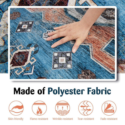 Indoor Area Rug 81365047,5 x 7 Inch Non-Shedding Distressed Vintage - YOURISHOP.COM