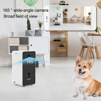 Iseebiz Dog Camera Treat Dispenser Automatic Pet Feeder WiFi Remote Pet Camera with Two-Way Audio and Night Vision Compatible - YOURISHOP.COM