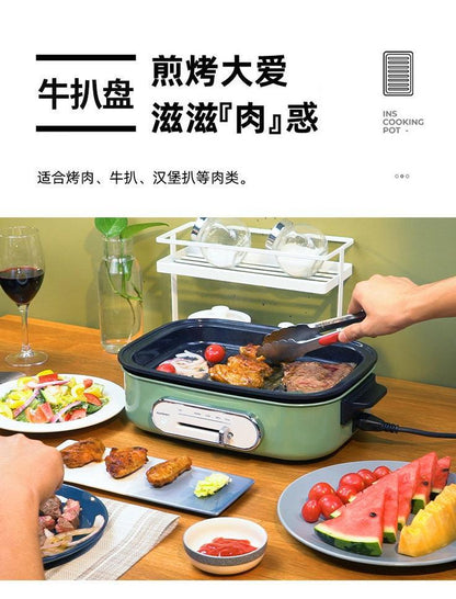 Joydeem Cooking Pot IT-6099B, Multiple Functions, Easy to Clean, Mint Green - YOURISHOP.COM