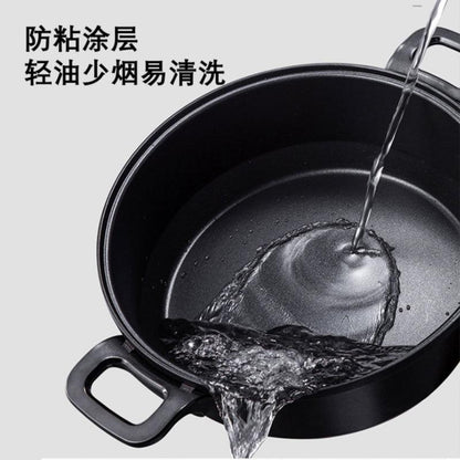 Joydeem multi-function cooking pot cooking pot multi-purpose pot JD-3702W 3-speed precise temperature control 4 sets of baking pans Coconut milk white - YOURISHOP.COM