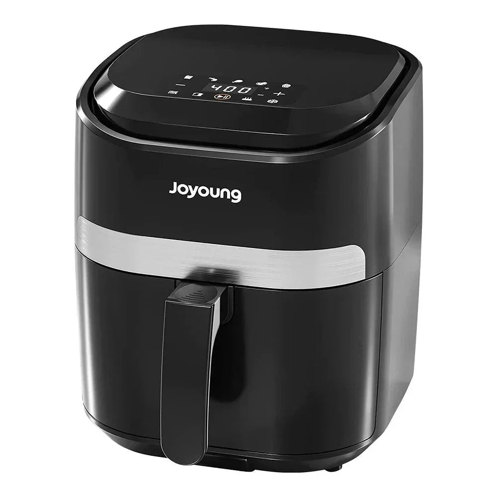 K45-VF-571: JOYOUNG Air Fryer, LED One Touch Screen,8 in 1, 4.8Qt Air Fryer, 93% less fat, Hot Oven Cooker with ℃ to ℉ Switch, Nonstick Basket, Black - YOURISHOP.COM