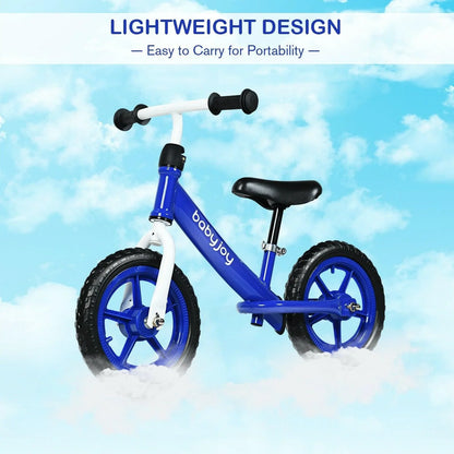 Kids Balance Bike TY327799,No-Pedal Ride Pre Learn with Adjustable Seat,12 Inch - YOURISHOP.COM