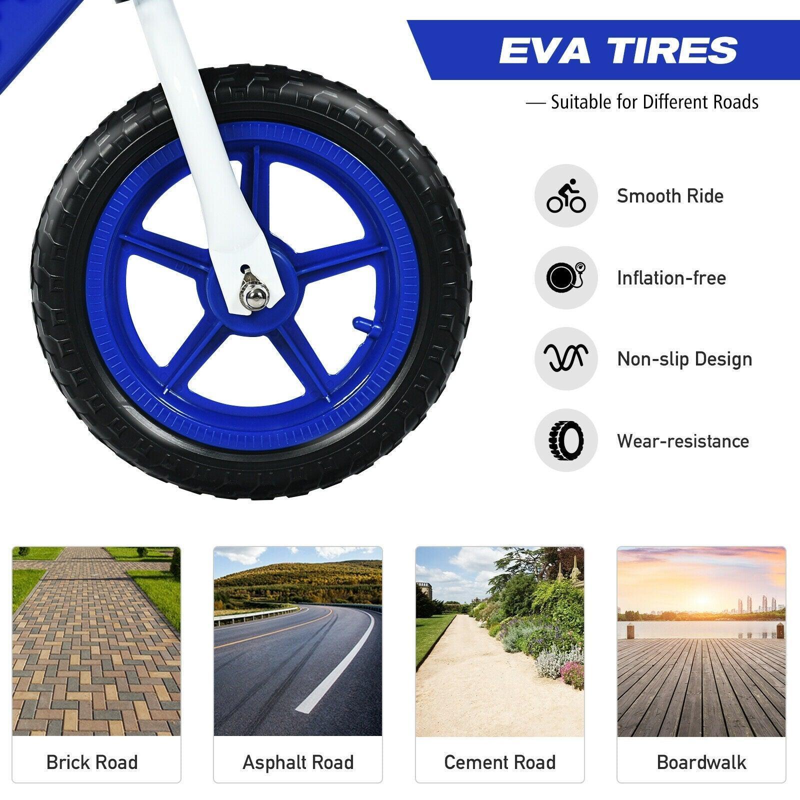 Kids Balance Bike TY327799,No-Pedal Ride Pre Learn with Adjustable Seat,12 Inch - YOURISHOP.COM