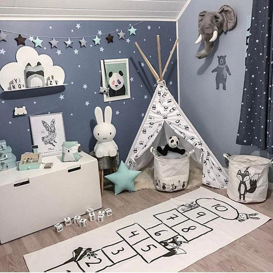 Kids Wall Sticker Stars Baby Nursery Bedroom Stickers For Kids Room Baby Play Mat Crawling Mat Baby Carpet Rug Developing Mat - YOURISHOP.COM