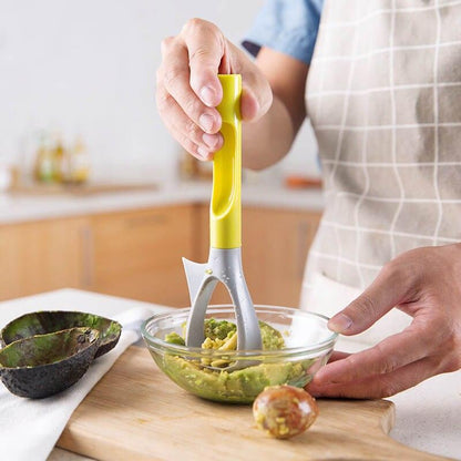 Kitchen Accessories 5-in-1 Avocado Slicer Fruit Tool Plastic Vegetable Masher Multifunction Portable - YOURISHOP.COM
