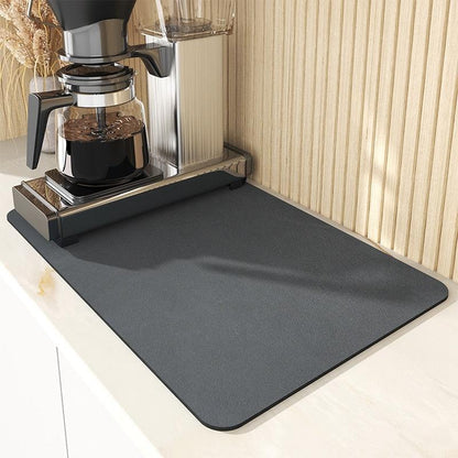 Kitchen Super Absorbent Pad Diatomite Drying Dishes Drain Mat for Kitchen Sink Countertop Protector Placemat for Bathroom Mat - YOURISHOP.COM