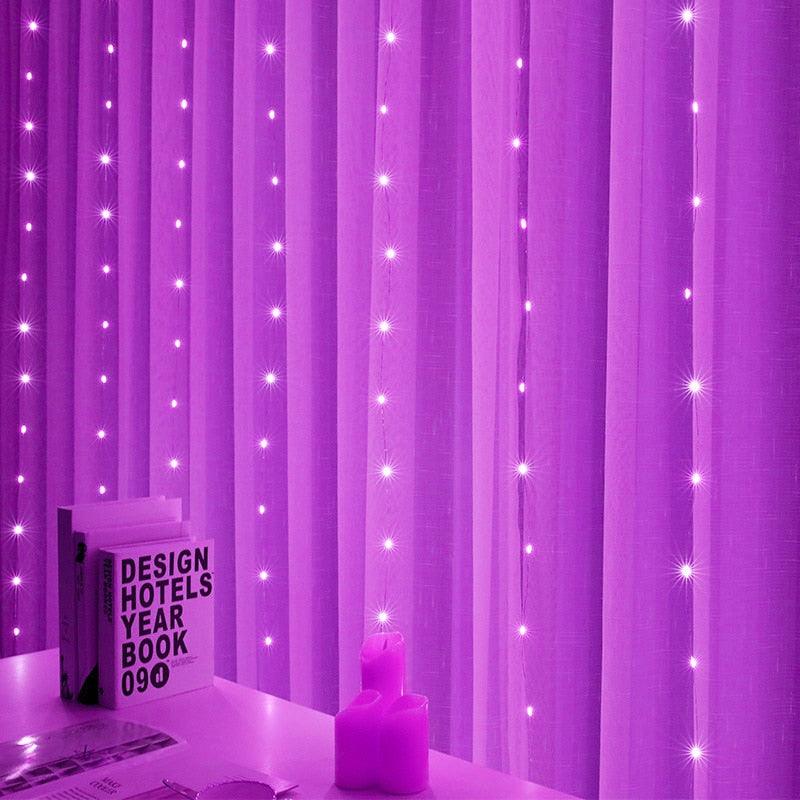 LED String Lights Christmas Decoration Remote Control USB Wedding Garland Curtain 3M Lamp Holiday For Bedroom Bulb Outdoor Fairy - YOURISHOP.COM